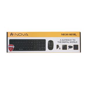 کیبورد و ماوس بی سیم نوا مدل NKM- 1401