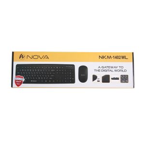 کیبورد و ماوس بی سیم نوا مدل NKM- 1402
