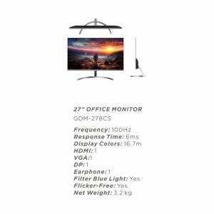 مانیتور 27 اینچ جی پلاس مدل GDM-278CS